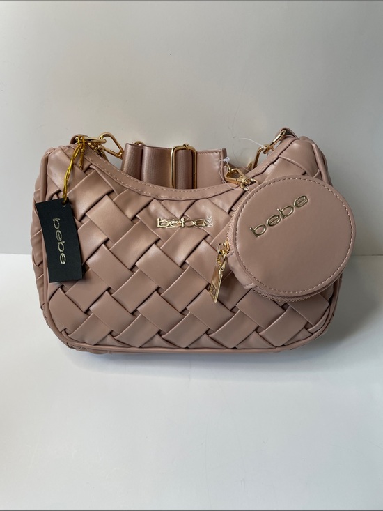 bebe Handbags - NWT bebe Mauve Shoulder Bag with Round Coin Pouch
